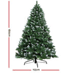 Snowy Christmas Tree – 1.8m | 650 Tips