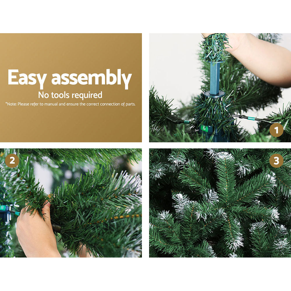 Snowy Christmas Tree – 1.8m | 650 Tips