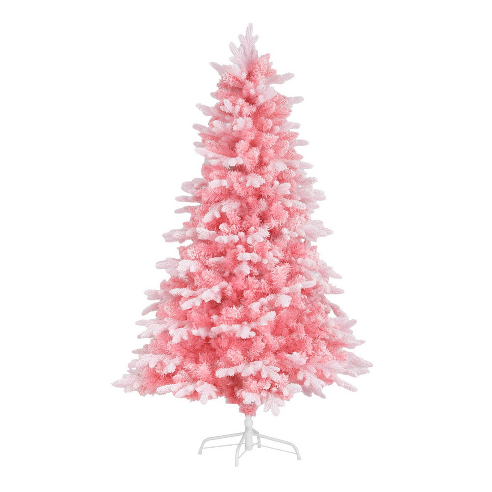Pink AF 1.8m Snowy Christmas Tree – 810 Tips
