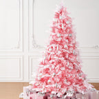 Pink AF 1.8m Snowy Christmas Tree – 810 Tips