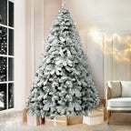2.1m Snow-Flocked Christmas Tree – 780 Tips