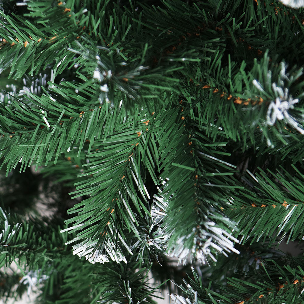 Jingle Jollys 2.1m Snowy Christmas Tree – 905 Tips
