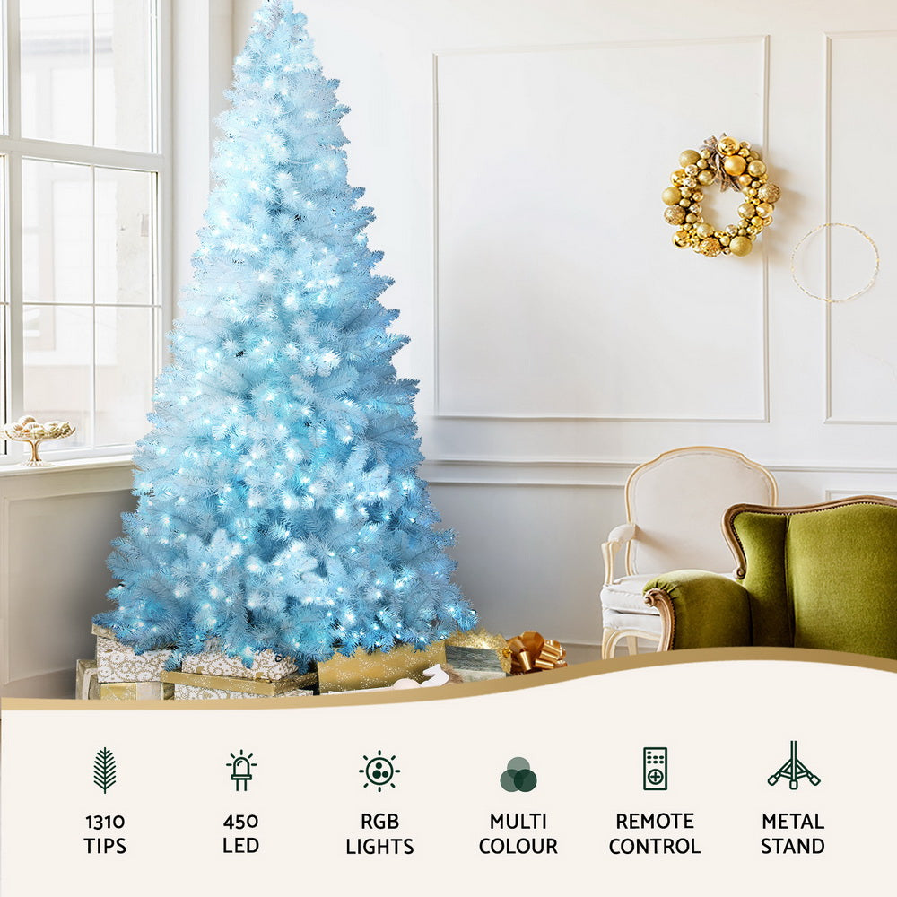 2.1m RGB Pre-Lit Christmas Tree – 1,310 Tips