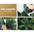 Christmas Tree 2.4m Green Xmas Tree – 1,225 Tips