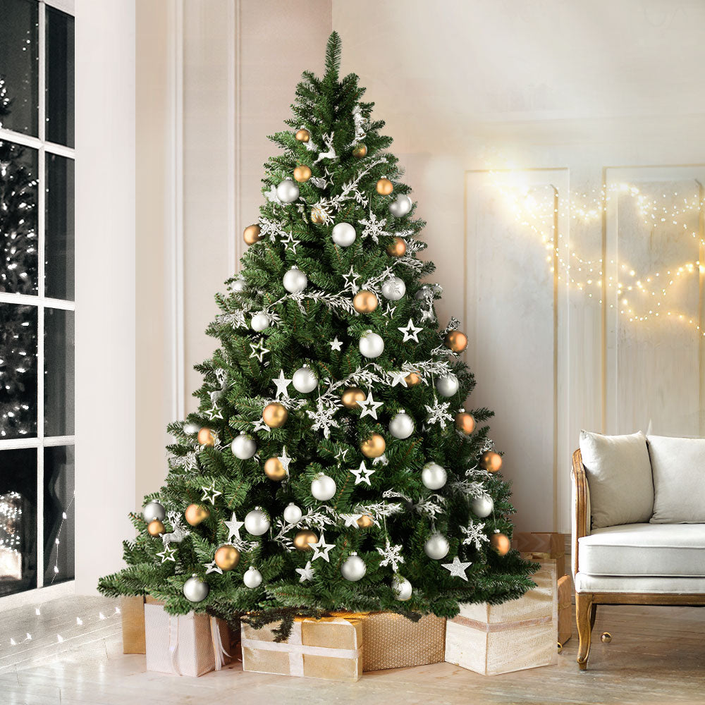 Christmas Tree 2.4m Green Xmas Tree – 1,225 Tips