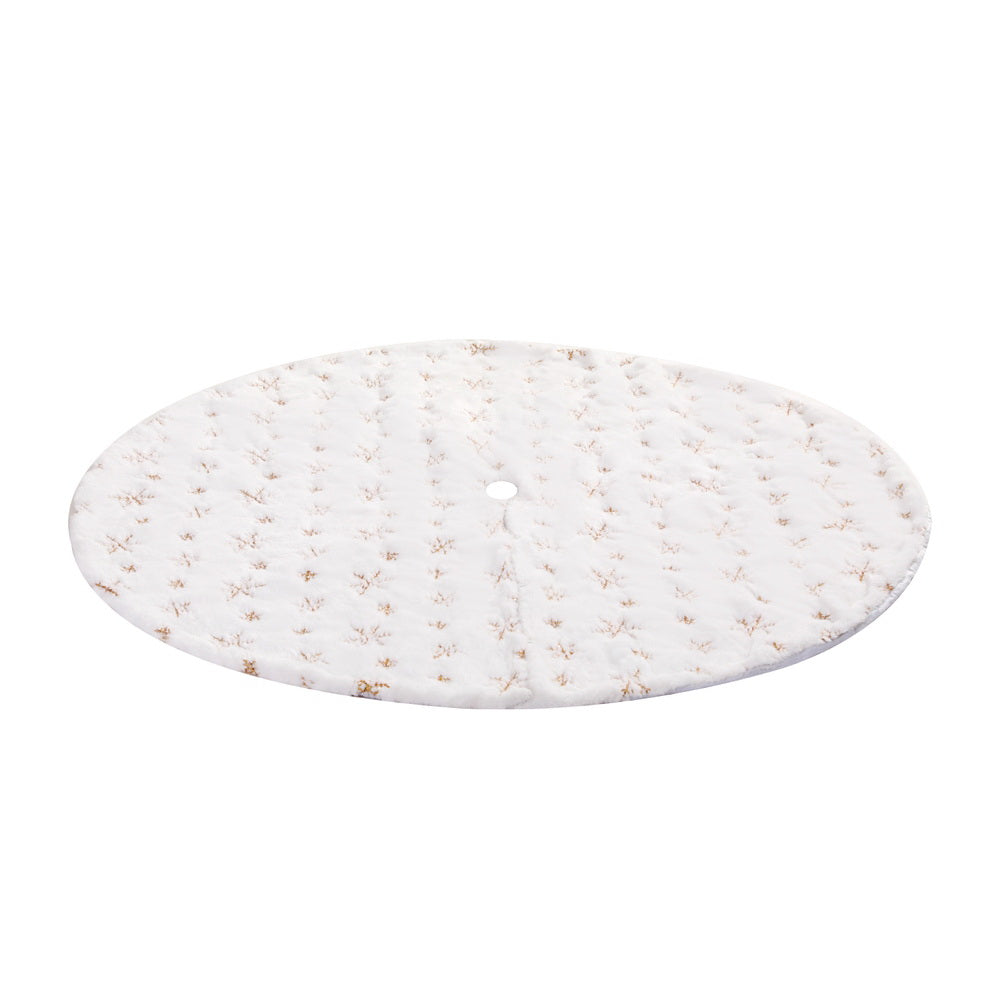 Jingle Jollys Christmas Tree Skirt – Snowflake | 120cm