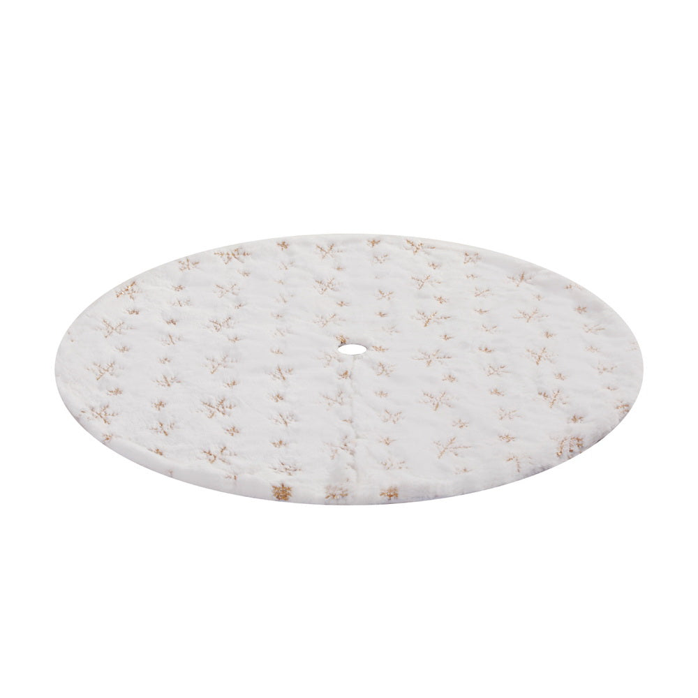 Jingle Jollys Christmas Tree Skirt – Snowflake | 90cm