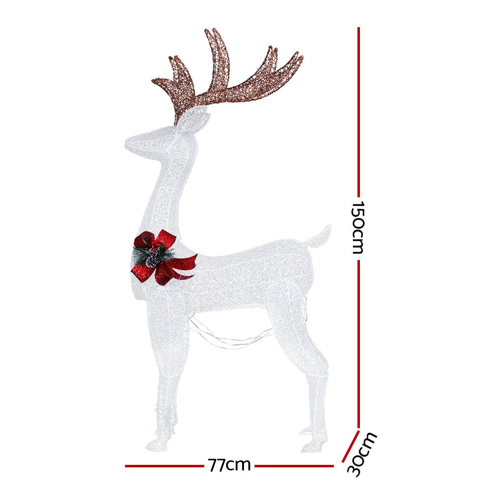 1.5m Light-Up Reindeer – Warm White