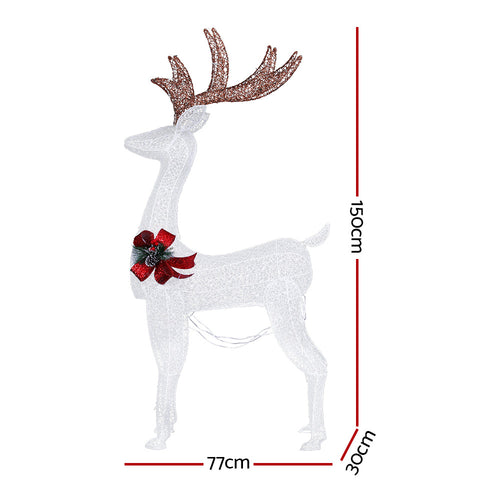 1.5m Light-Up Reindeer – Warm White