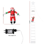 3.4m Santa Ladder Christmas Lights – 328 Warm White LEDs