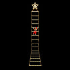 3.4m Santa Ladder Christmas Lights – 328 Warm White LEDs