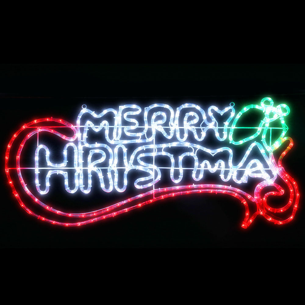 Merry & Bright LED Christmas Sign