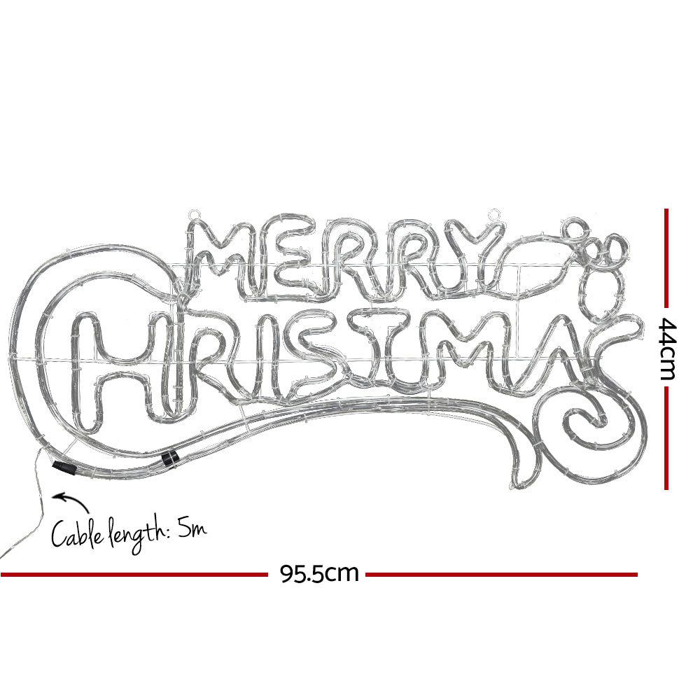 Merry & Bright LED Christmas Sign