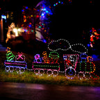 Multi-Colour LED Christmas Train – 2.1m | 631 LEDs