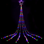5m Solar Cascade Christmas Lights – 320 LED