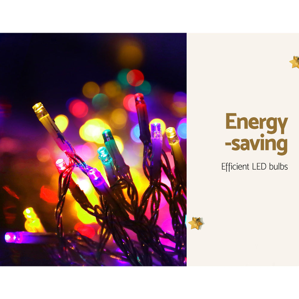 5m Solar Cascade Christmas Lights – 320 LED