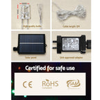 5m Solar Cascade Christmas Lights – 320 LED
