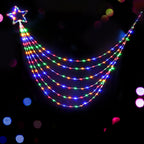 5m Solar Cascade Christmas Lights – 320 LED