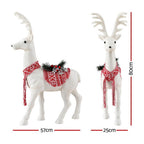 Glitter Reindeer Christmas Decoration – 80cm