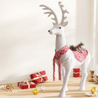 Glitter Reindeer Christmas Decoration – 80cm