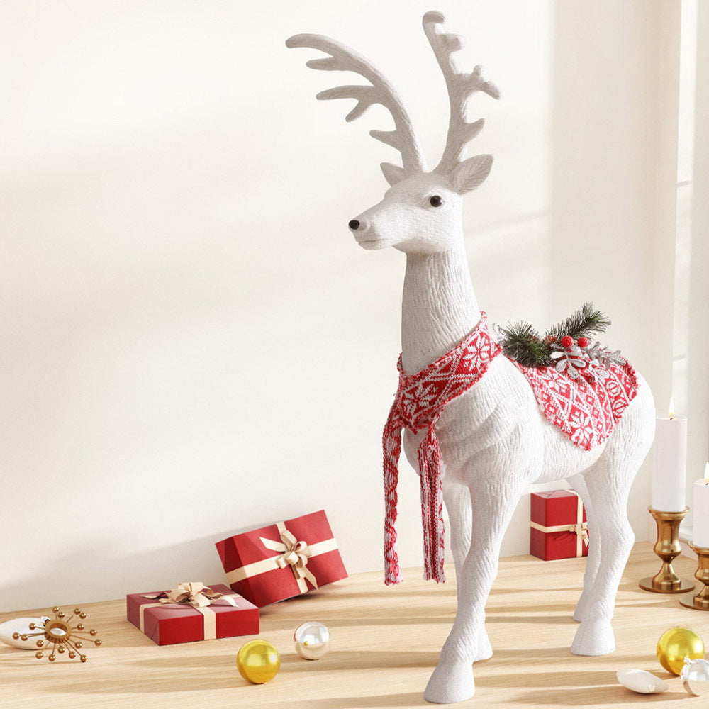Glitter Reindeer Christmas Decoration – 80cm