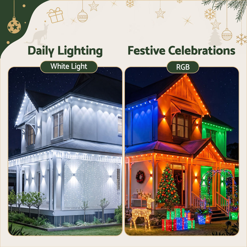 Smart Permanent Christmas Lights – 30m | 72 Multi-Colour LEDs