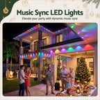 Smart Permanent Christmas Lights – 30m | 72 Multi-Colour LEDs