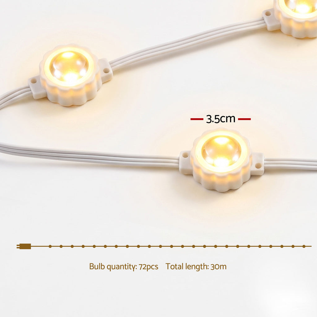 Smart Permanent Christmas Lights – 30m | 72 Multi-Colour LEDs