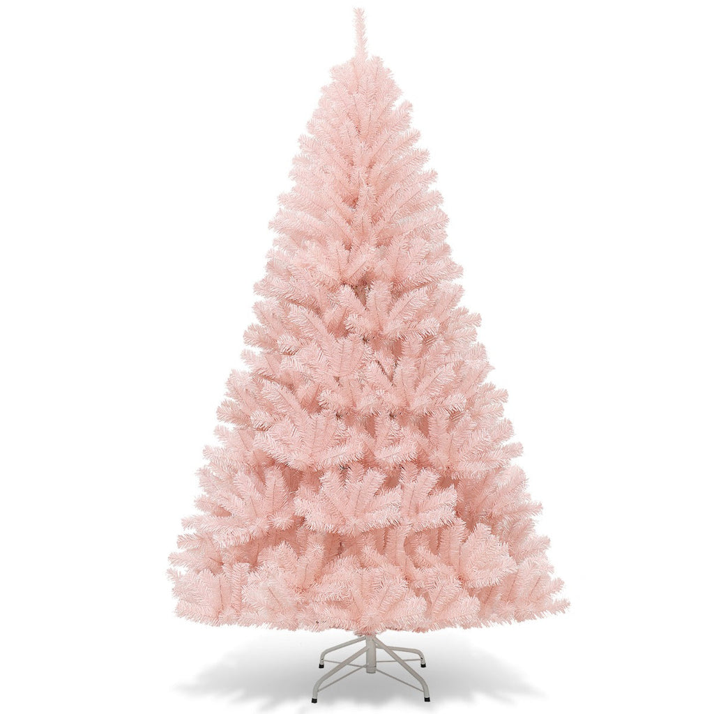 PINK AF 2.1m Pink Artificial Christmas Tree – Hinged & Sturdy Metal Stand