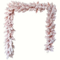 Pink Christmas Garland Pine Cedar