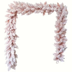 Pink Christmas Garland Pine Cedar
