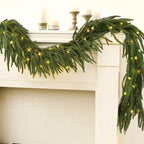 NNETM Pine Pre-Lit Christmas Wreath