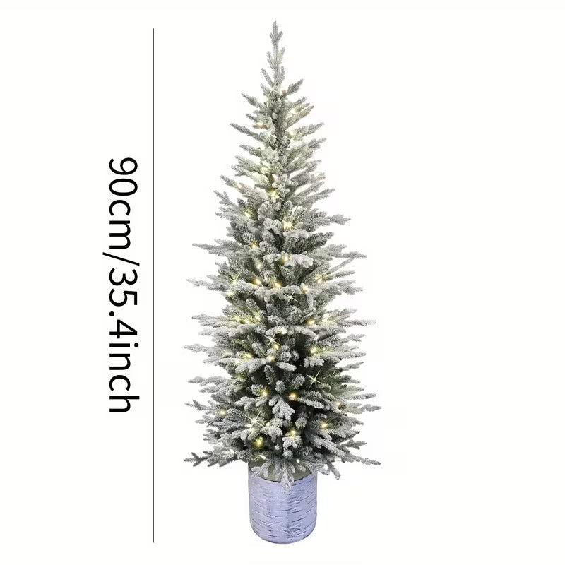 NNETM Pre-Lit Arctic Pine Christmas Tree