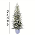 NNETM Pre-Lit Arctic Pine Christmas Tree