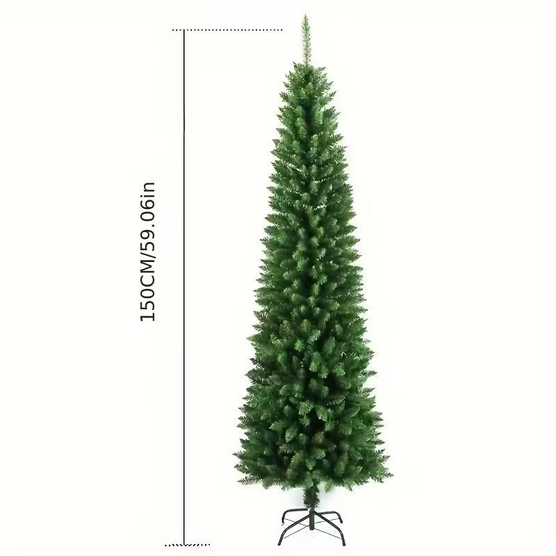 Slim Artificial Christmas Tree
