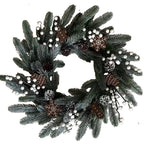 NNETM Gingerbread Christmas Wreath with House & Snowflake Ornaments