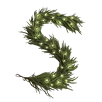 NNETM Pine Pre-Lit Christmas Wreath